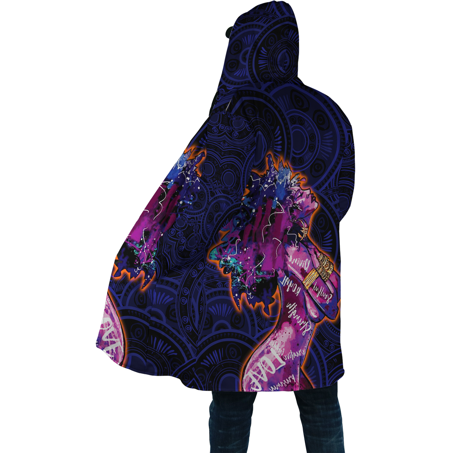 African Strong Girl Unisex Deluxe Hoodie ML