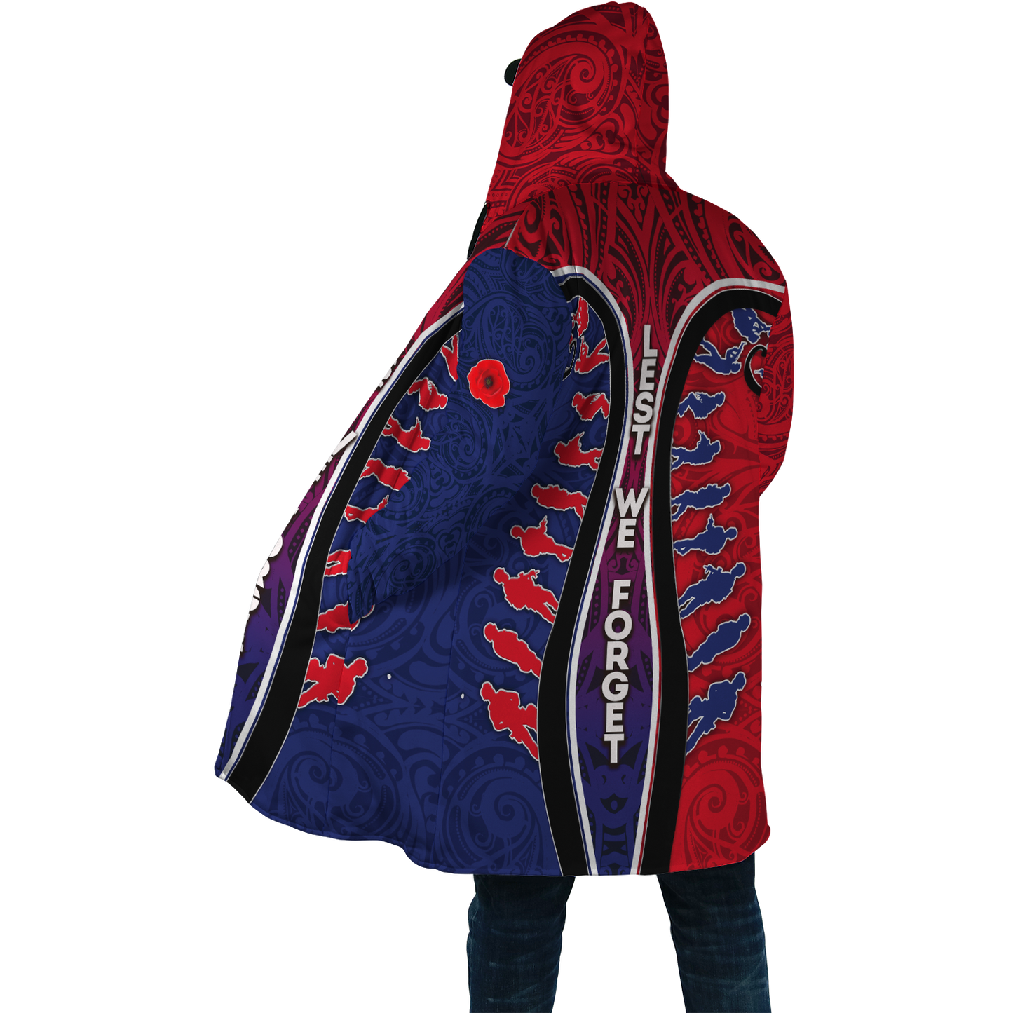Special Anzac Day Lest We Forget Unisex Deluxe Hoodie ML