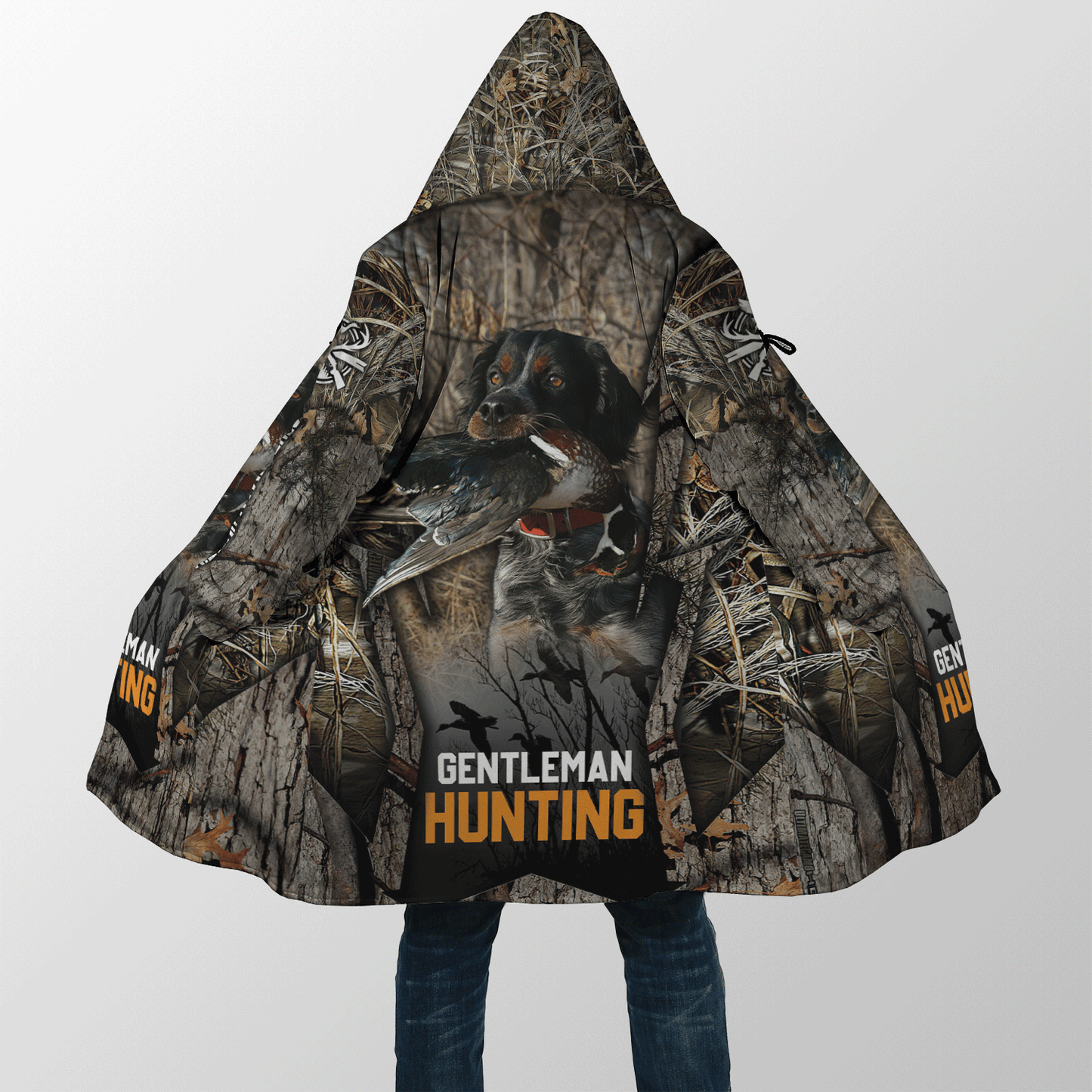Hunting Dog 3D Over Printed Unisex Deluxe Hoodie ML