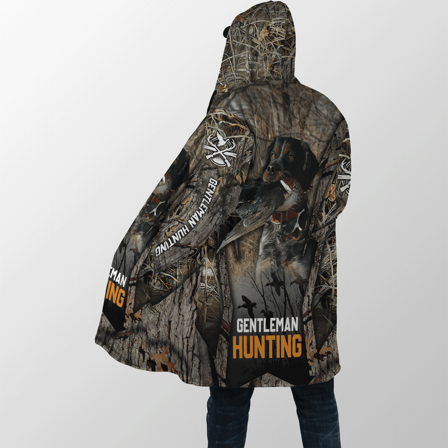 Hunting Dog 3D Over Printed Unisex Deluxe Hoodie ML