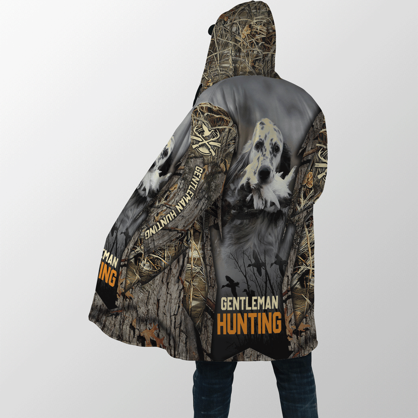 Hunting Dog 3D Over Printed Unisex Deluxe Hoodie ML