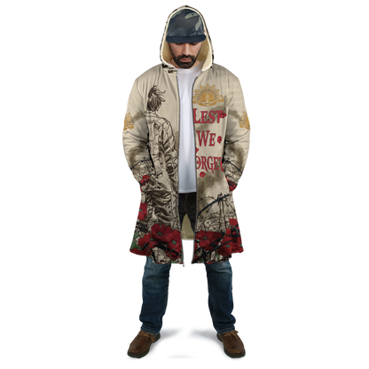 Premium Unisex Hoodie Poppy Flower Lest We Forget Anzac Day ML