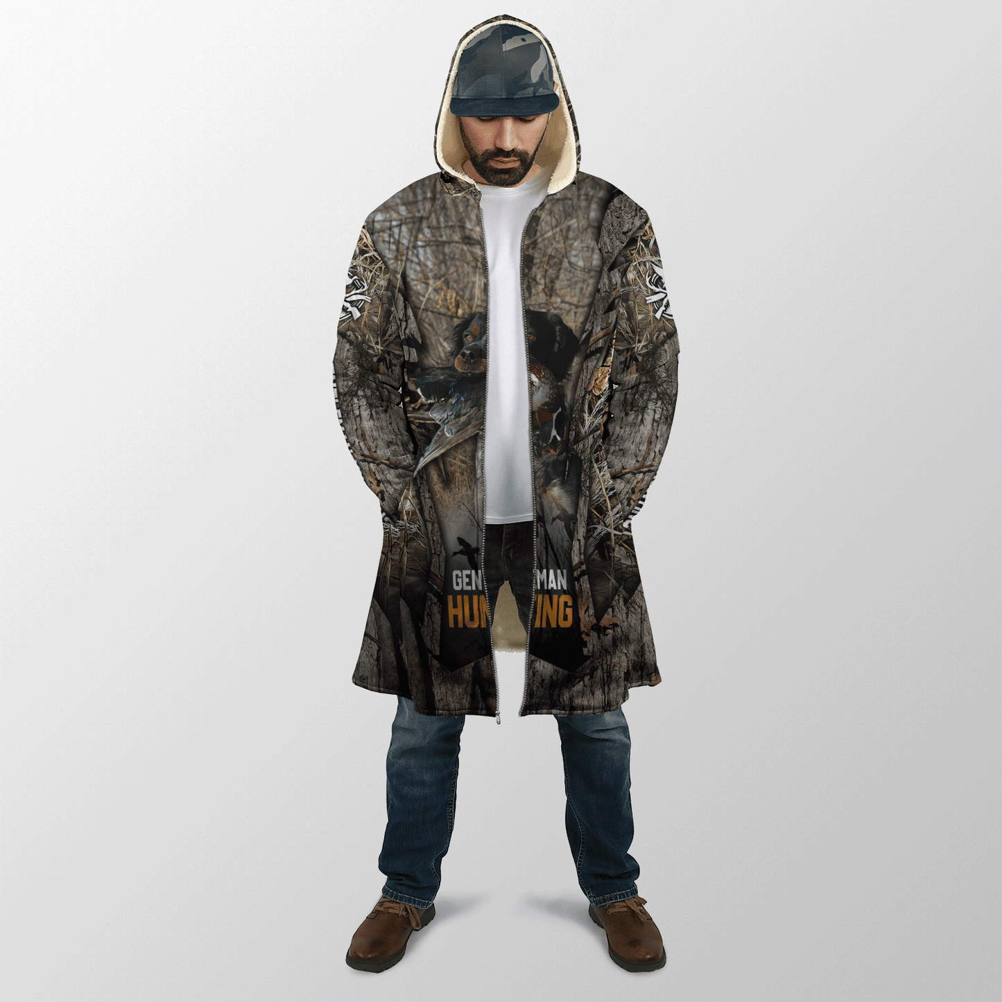 Hunting Dog 3D Over Printed Unisex Deluxe Hoodie ML