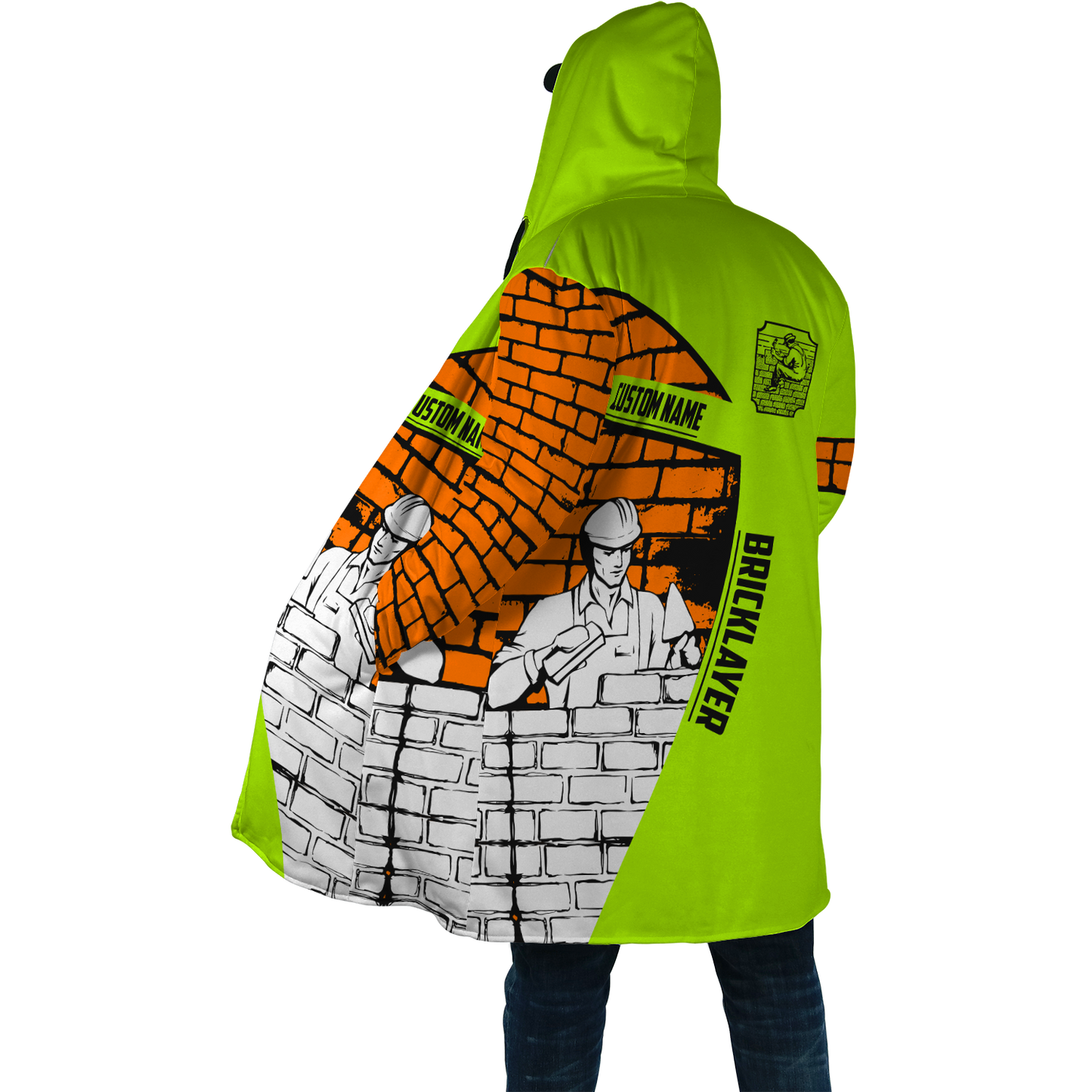 Premium Unisex Hoodie Customize Bricklayer ML