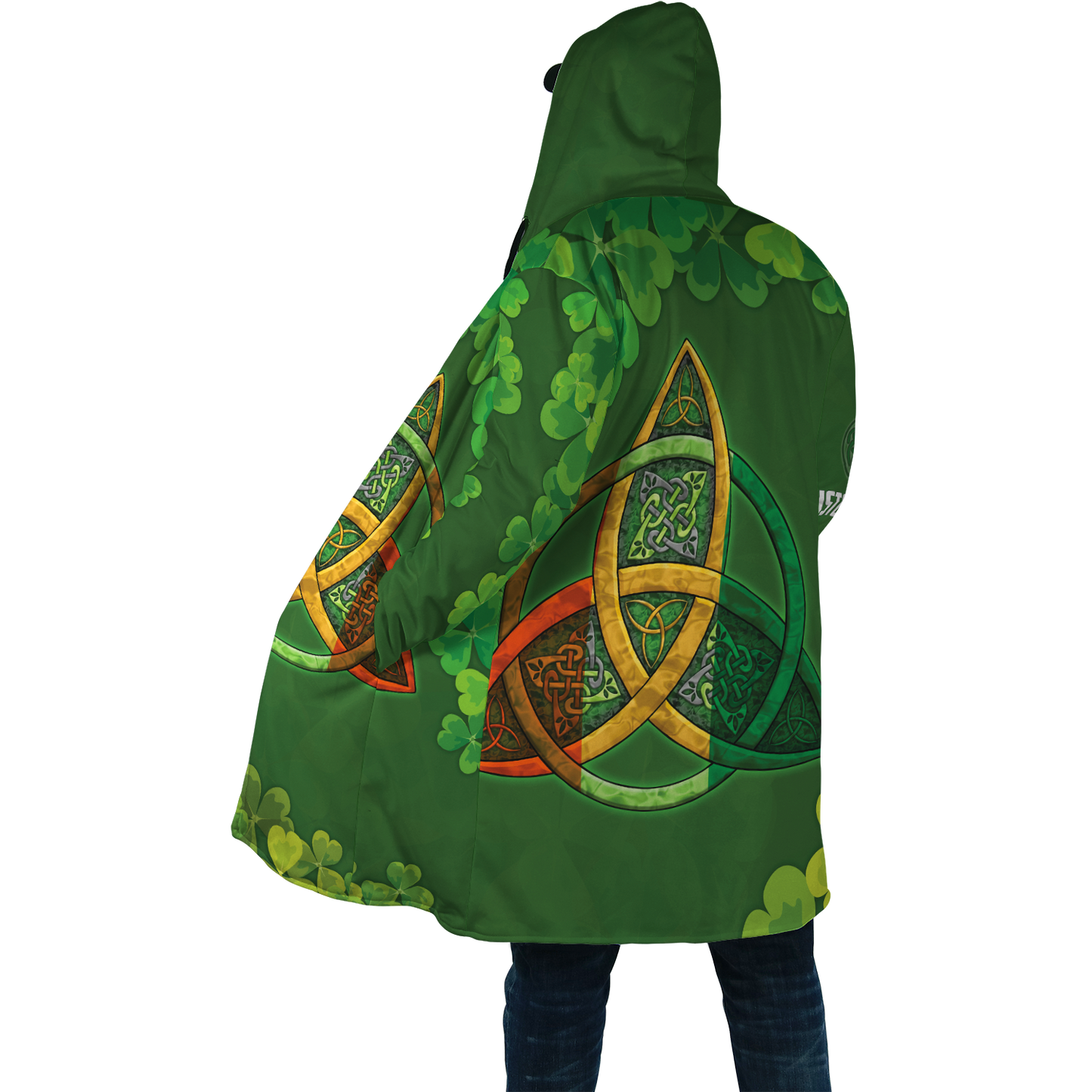 Premium Unisex Hoodie Custom Name Irish St.Patrick Celtic Knot ML