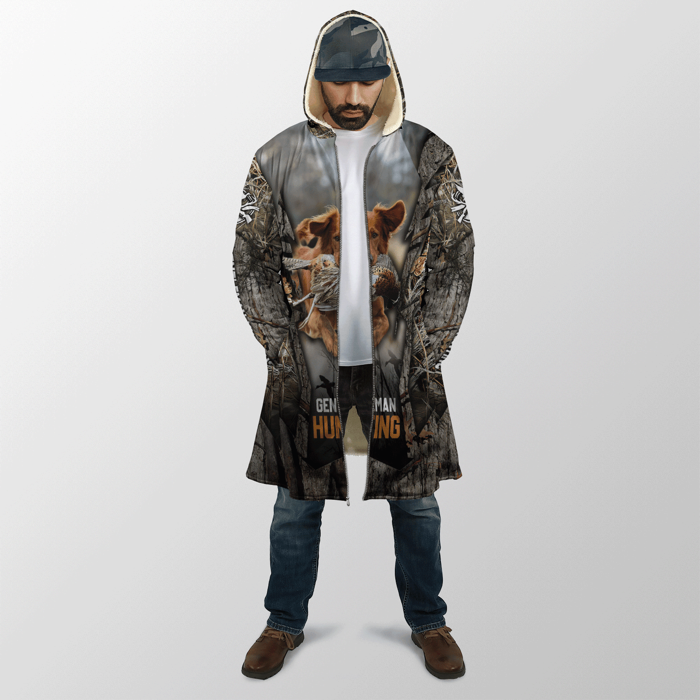 Hunting Dog 3D Over Printed Unisex Deluxe Hoodie ML