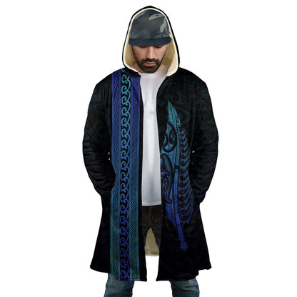 Maori Silver Fern Blue 3D All Over Printed Unisex Shirts