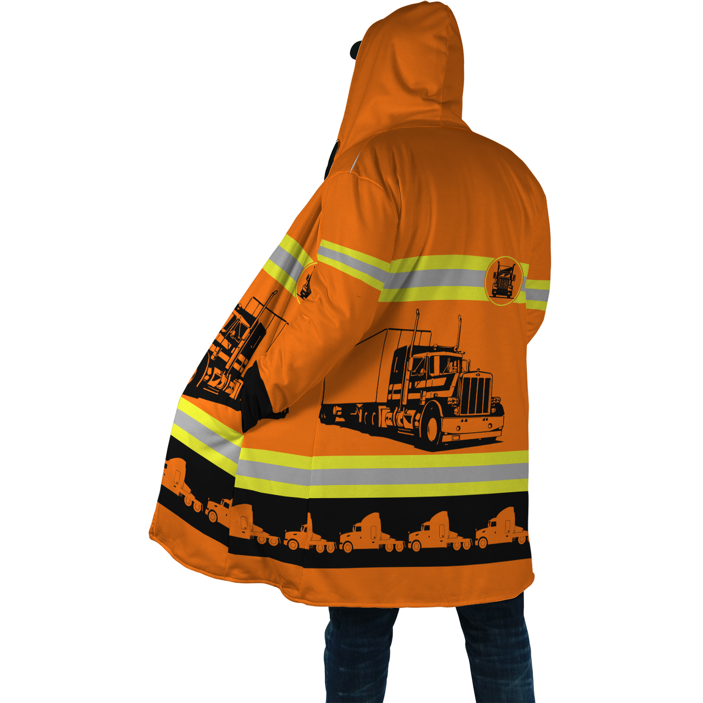 Customize Name Trucker 3D All Over Printed Unisex Shirts