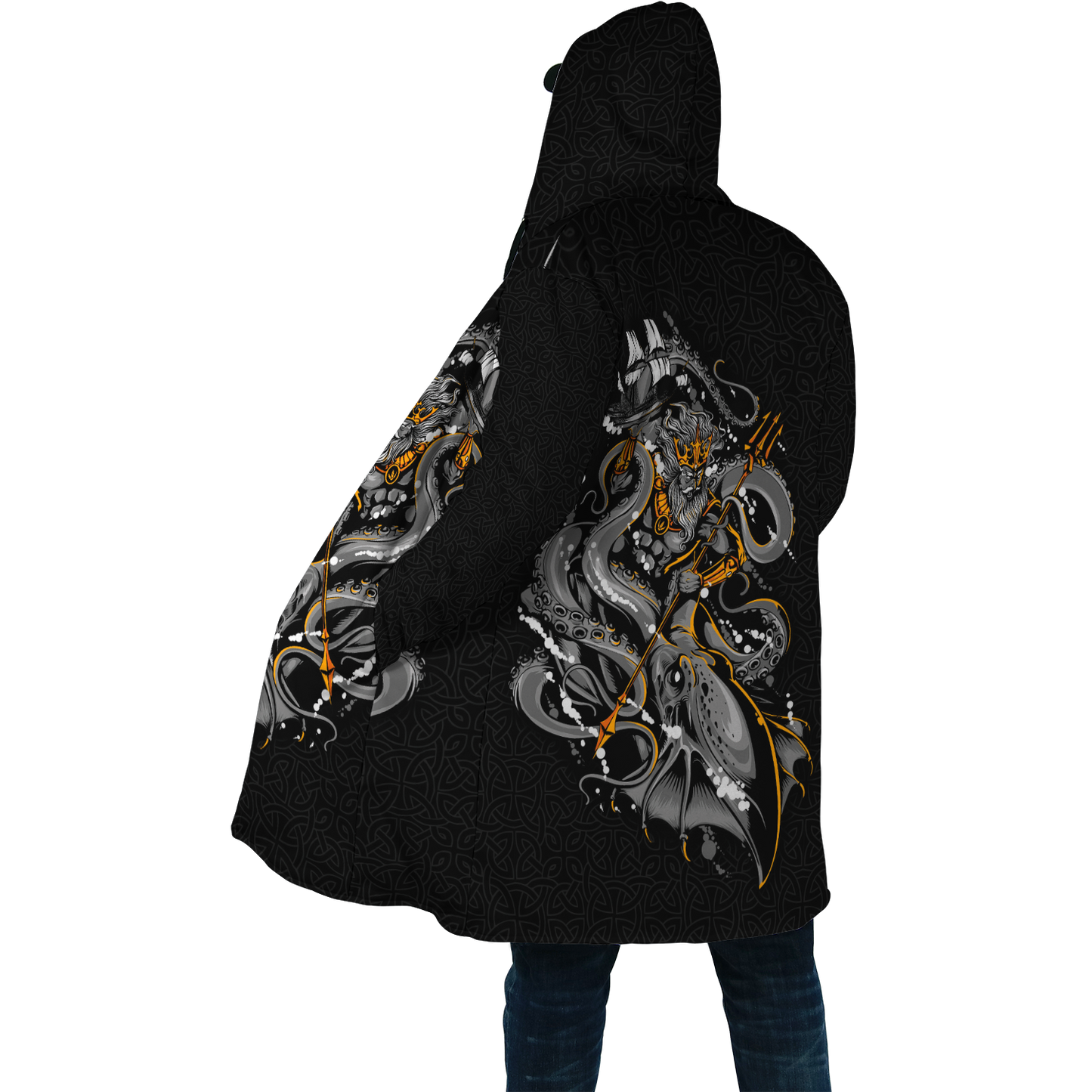 Premium Unisex Hoodie Kraken Octopus And Poseidon ML SN20022101