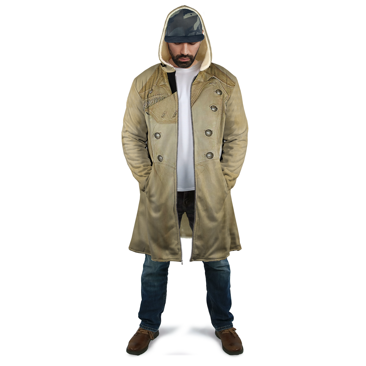 Cowboy Jacket No30 Cosplay 3D Over Printed Unisex Deluxe Hoodie ML