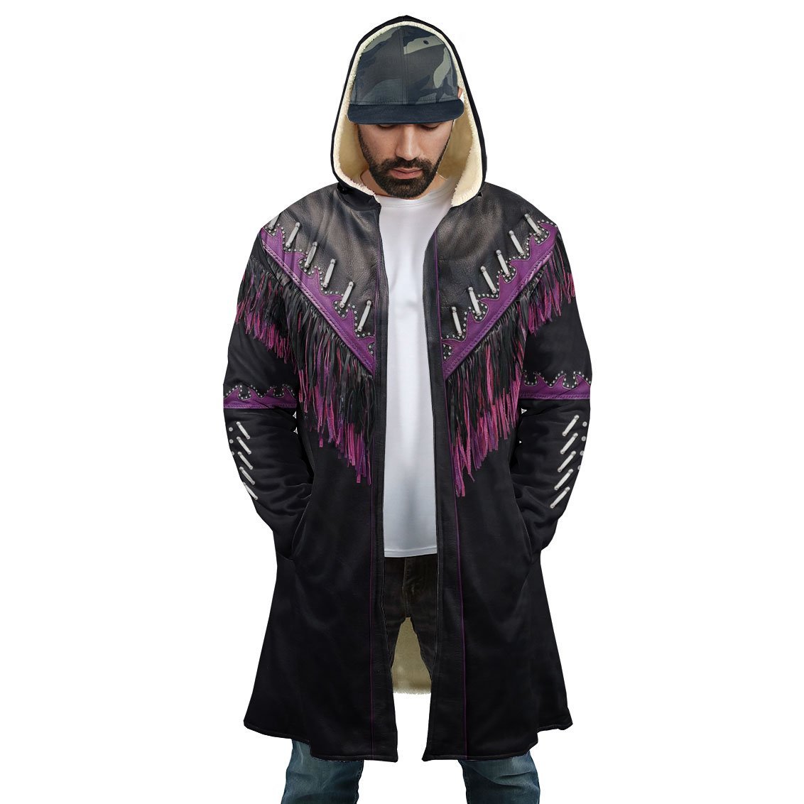 Cowboy Jacket No29 Cosplay 3D Over Printed Unisex Deluxe Hoodie ML