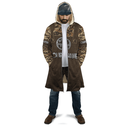 Personalized Name Carpenter 3D All Over Printed Unisex Shirts Camo