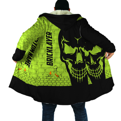 Premium Unisex Hoodie Customize Bricklayer Skull ML