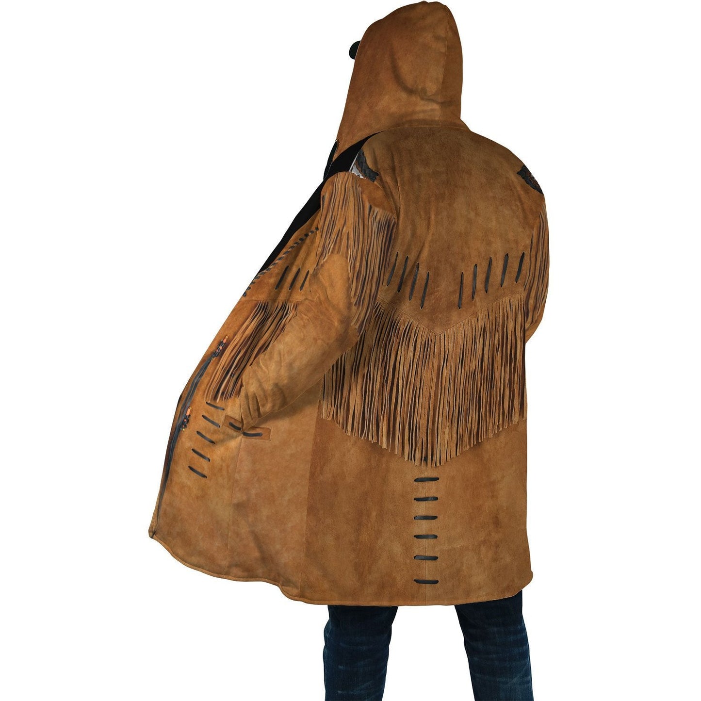 Cowboy Jacket No14 Cosplay 3D Over Printed Unisex Deluxe Hoodie ML