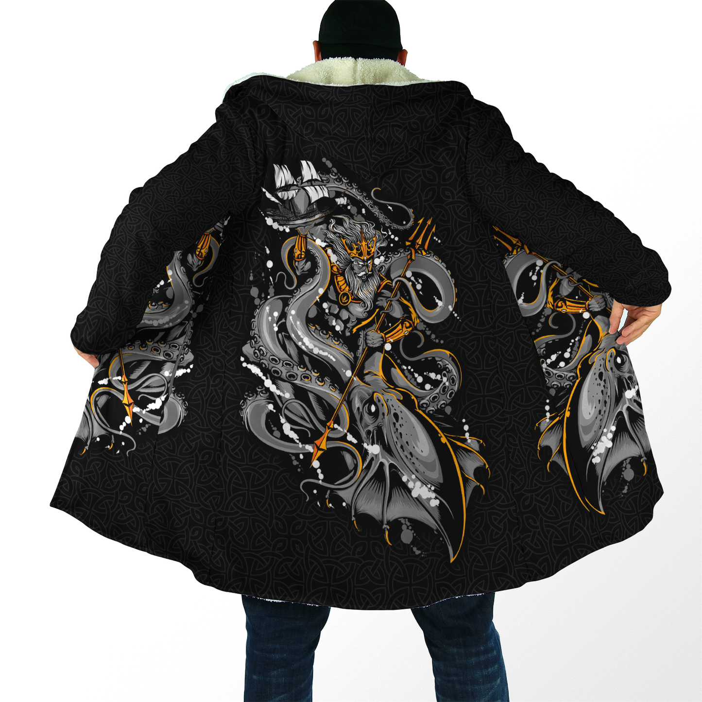 Premium Unisex Hoodie Kraken Octopus And Poseidon ML SN20022101