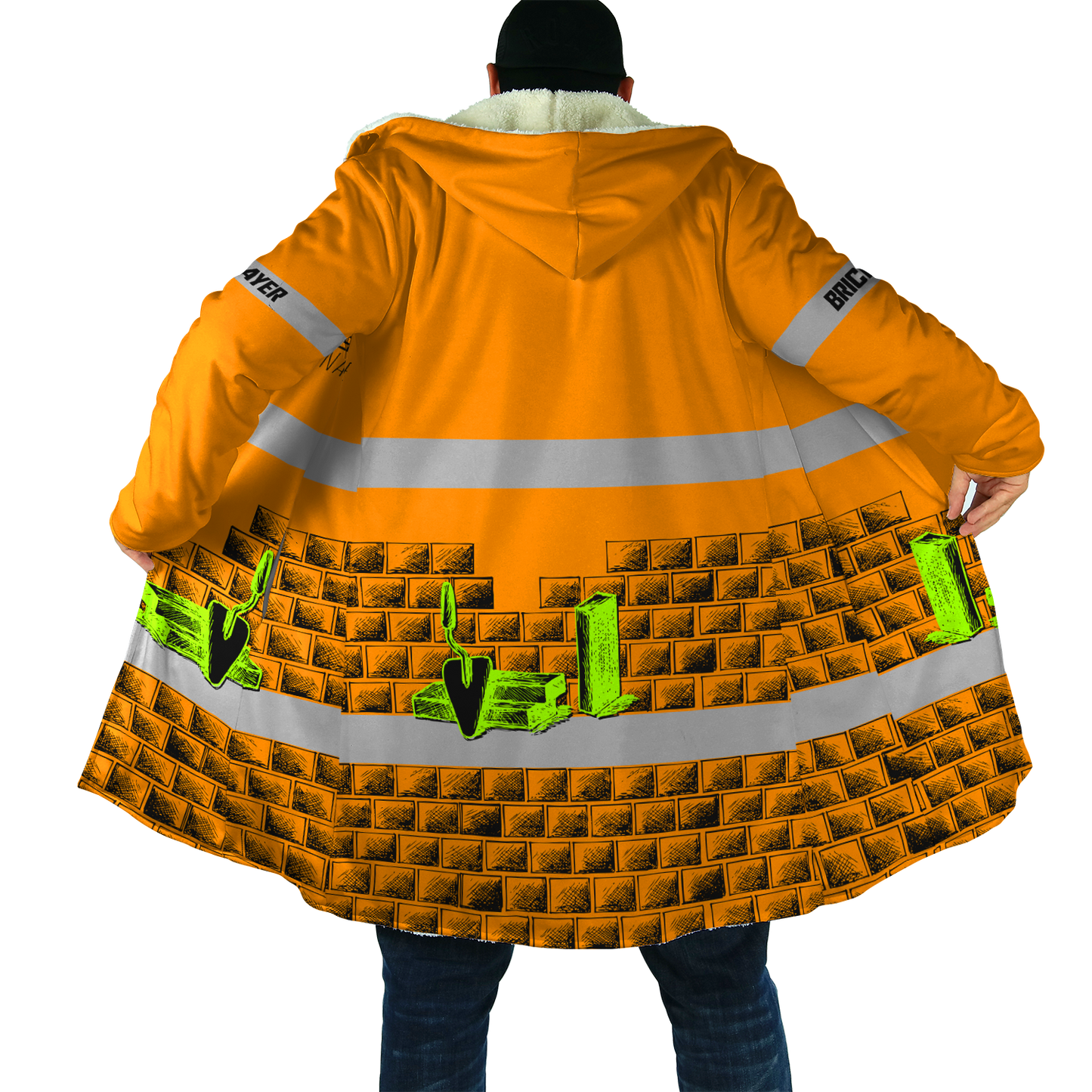 Premium Unisex Hoodie Customize Bricklayer Safety No9 ML
