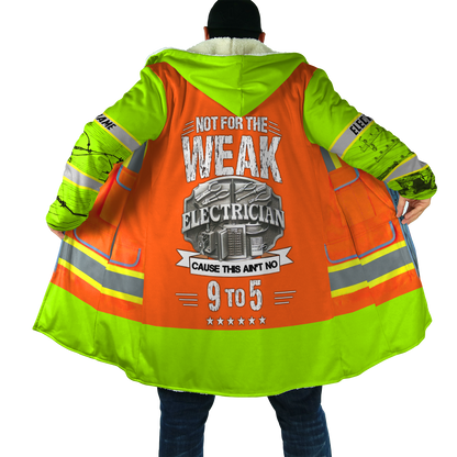 Electrician And Lineman Personalized Safety 3D All Over Printed Premium Unisex Hoodie ML