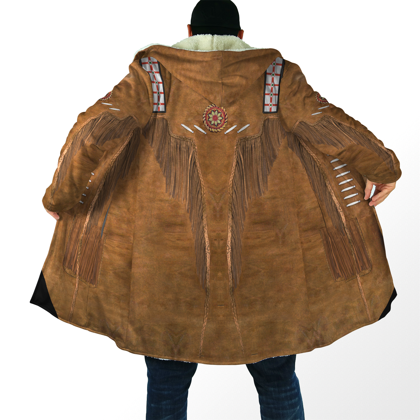 Cowboy Jacket No18 Cosplay 3D Over Printed Unisex Deluxe Hoodie ML