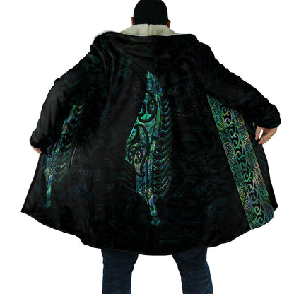 Maori Silver Fern Paua Shell 3D All Over Printed Unisex Shirts