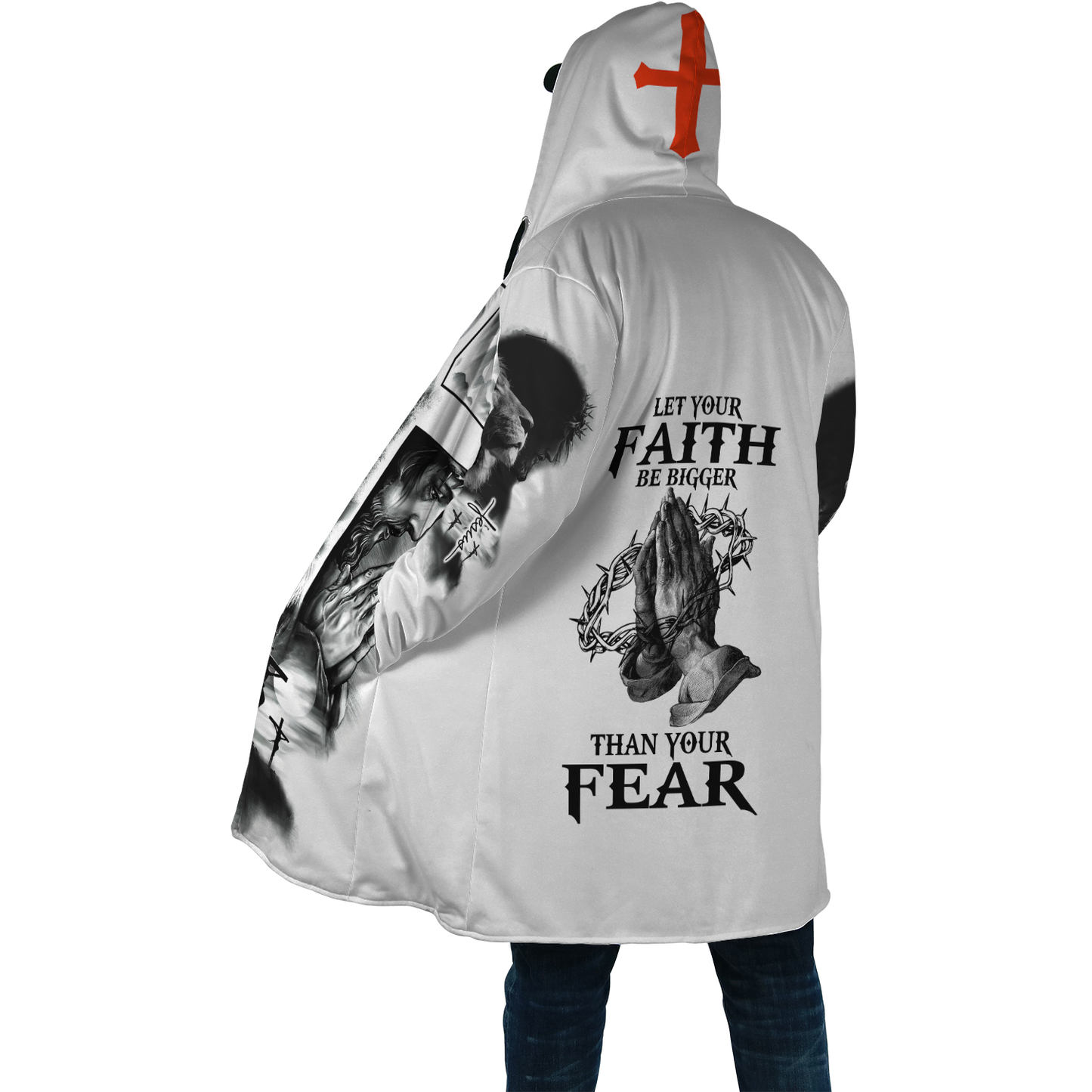 Let Your Faith Be Bigger Than Your Fear Jesus 3D All Over Printed Shirts
