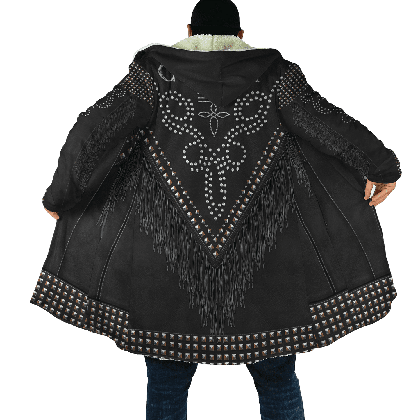 Cowboy Jacket No22 Cosplay 3D Over Printed Unisex Deluxe Hoodie ML