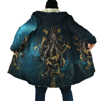 Premium Unisex Hoodie Kraken Octopus King of The Seven Seas III ML
