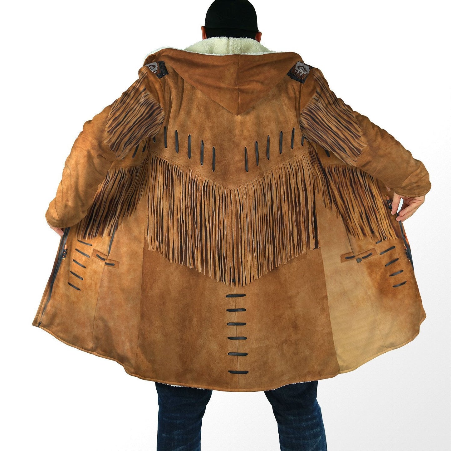 Cowboy Jacket No14 Cosplay 3D Over Printed Unisex Deluxe Hoodie ML