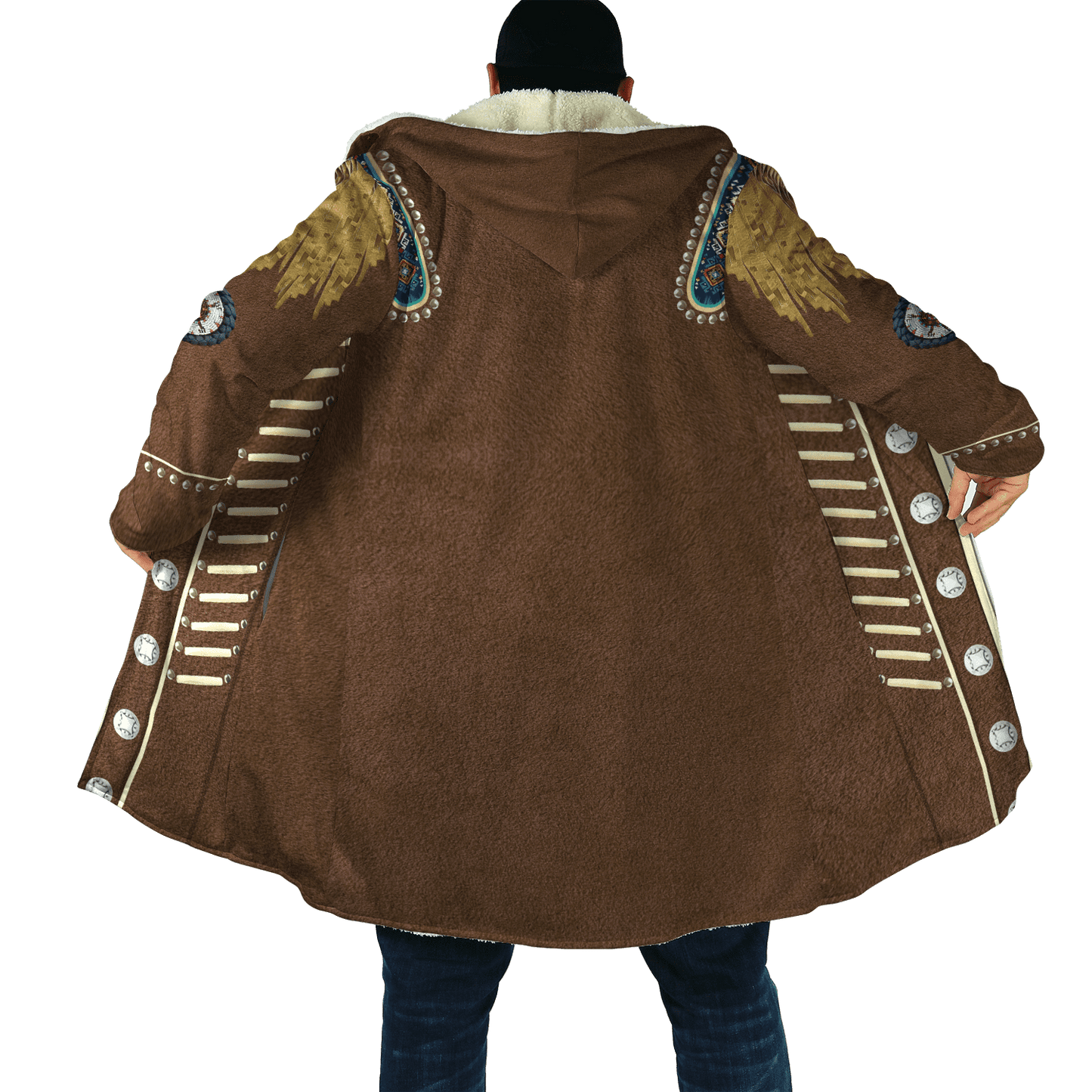 Cowboy Jacket No20 Cosplay 3D Over Printed Unisex Deluxe Hoodie ML