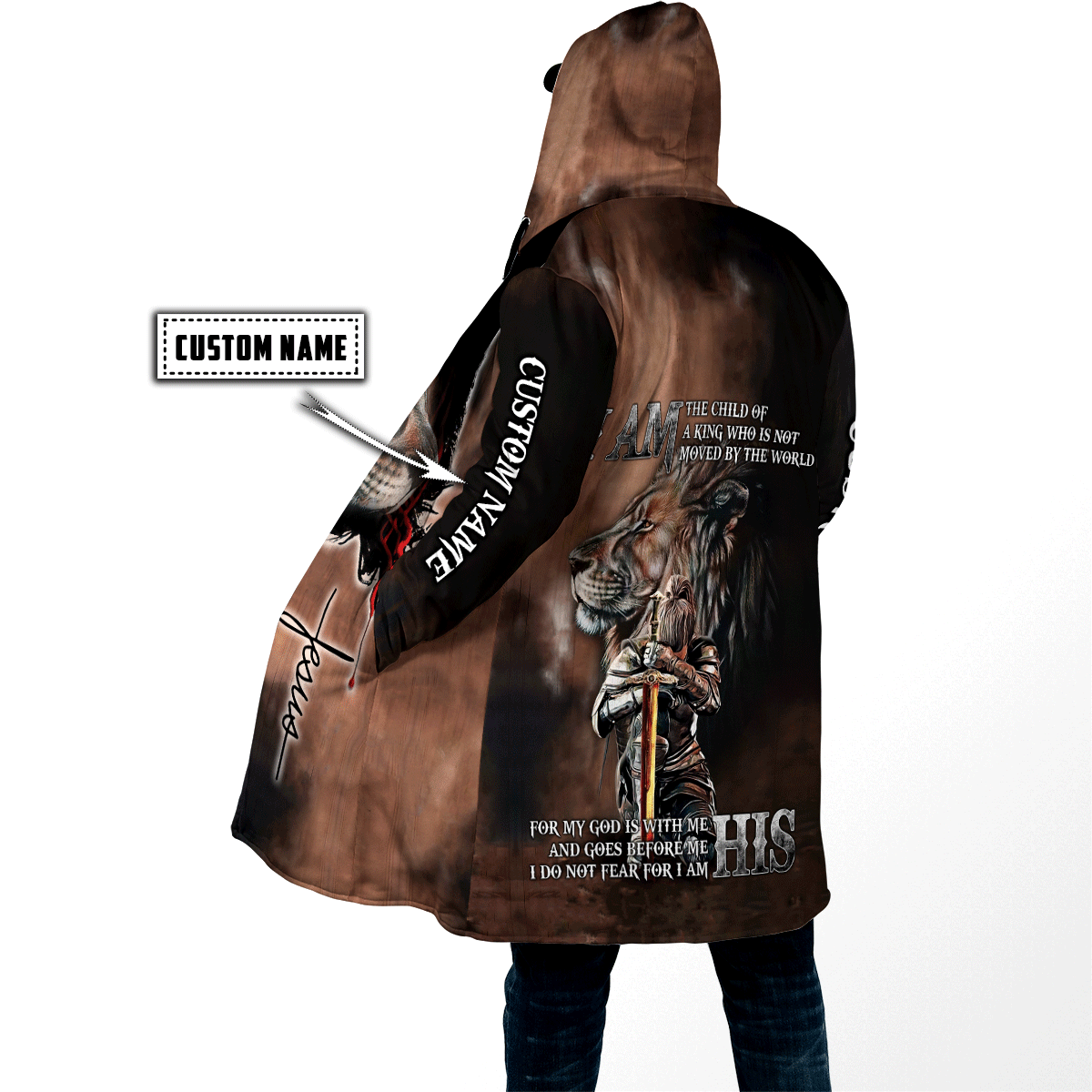 Premium Unisex Hoodie 3D All Over Printed Easter Day Christian Jesus Custom Name No16 ML