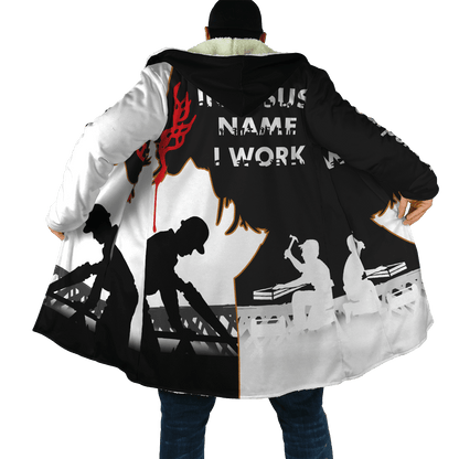 Personalized Name Carpenter 3D All Over Printed Unisex Shirts In Jesus Name I Work