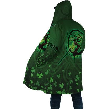 Premium Unisex Hoodie Irish St.Patrick Custom Name Tree Of Life ML