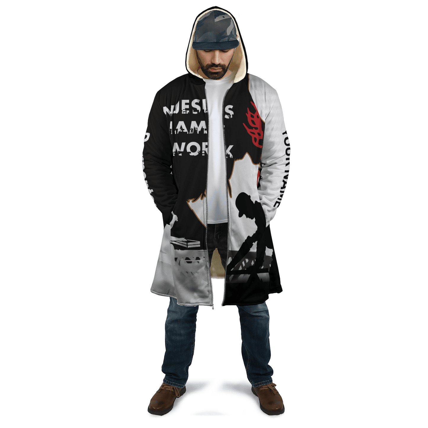 Personalized Name Carpenter 3D All Over Printed Unisex Shirts In Jesus Name I Work