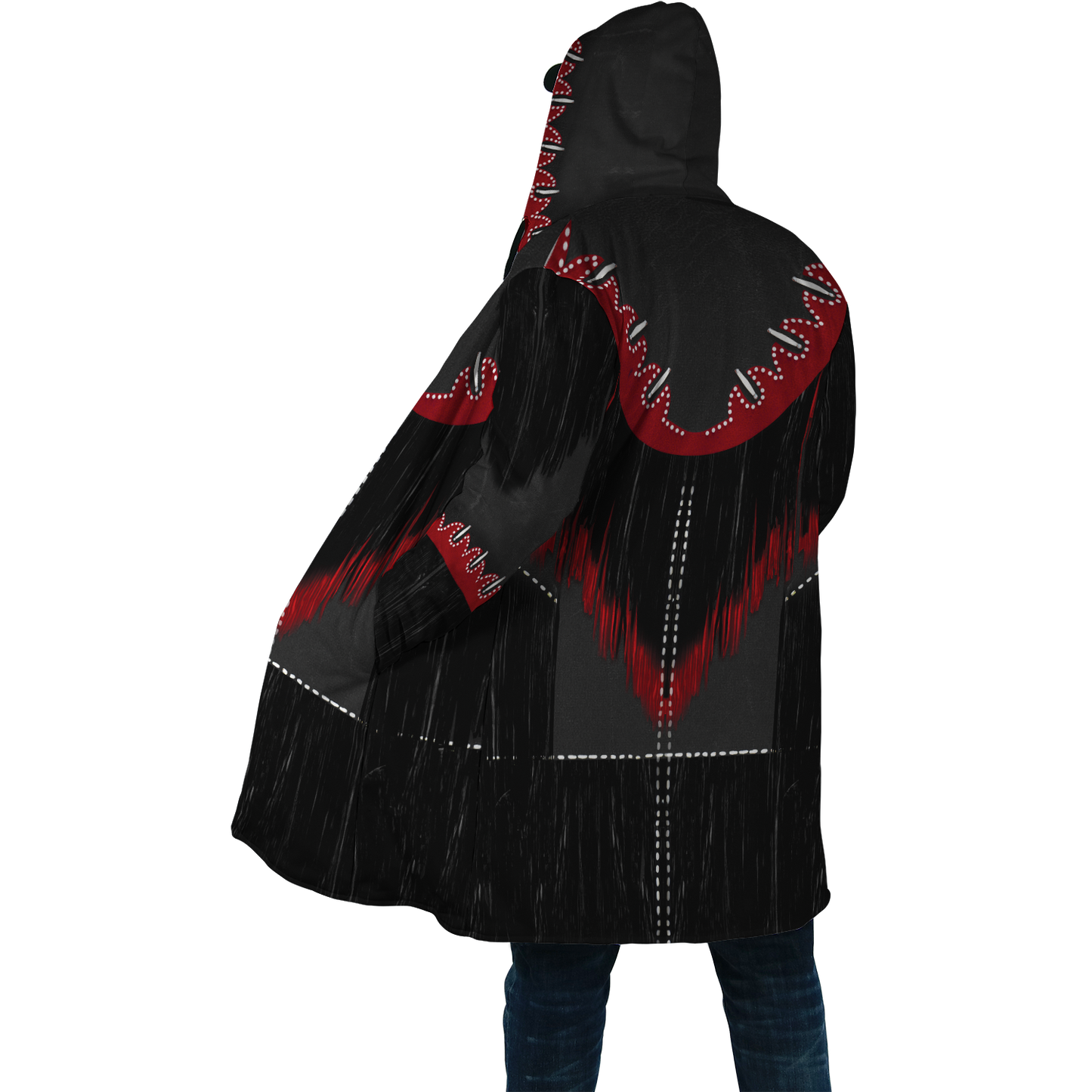 Cowboy Jacket No7 Cosplay 3D Over Printed Unisex Deluxe Hoodie ML
