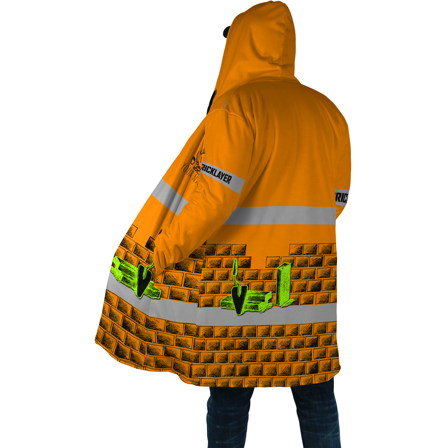 Premium Unisex Hoodie Customize Bricklayer Safety No9 ML