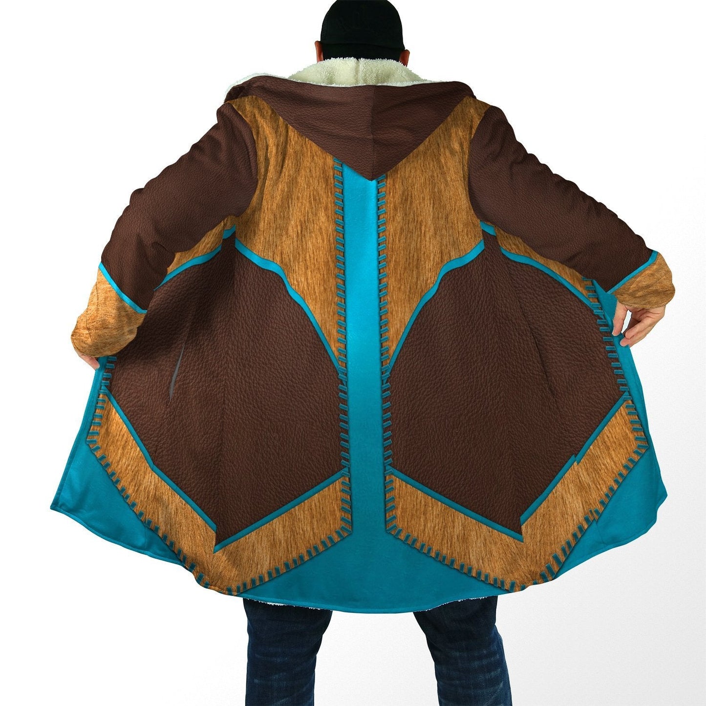 Cowboy Jacket No10 Cosplay 3D Over Printed Unisex Deluxe Hoodie ML