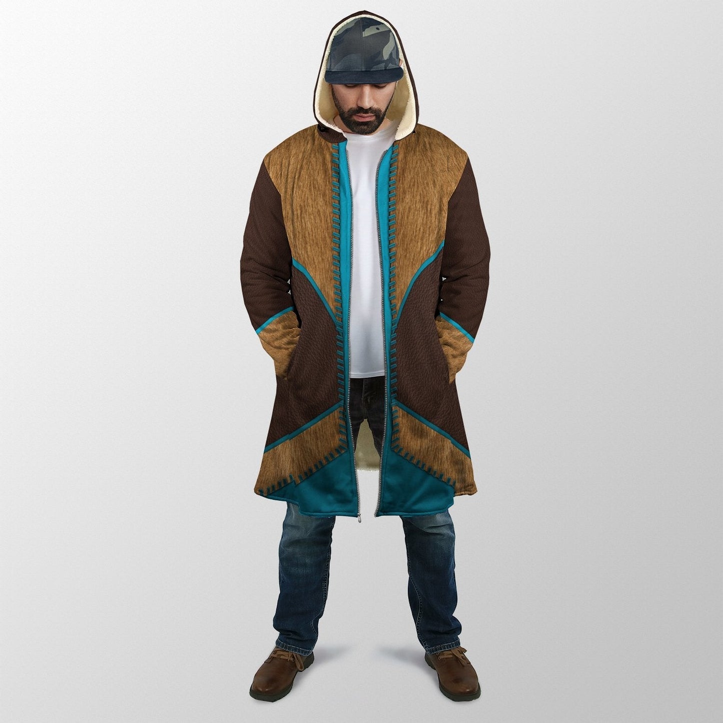 Cowboy Jacket No10 Cosplay 3D Over Printed Unisex Deluxe Hoodie ML