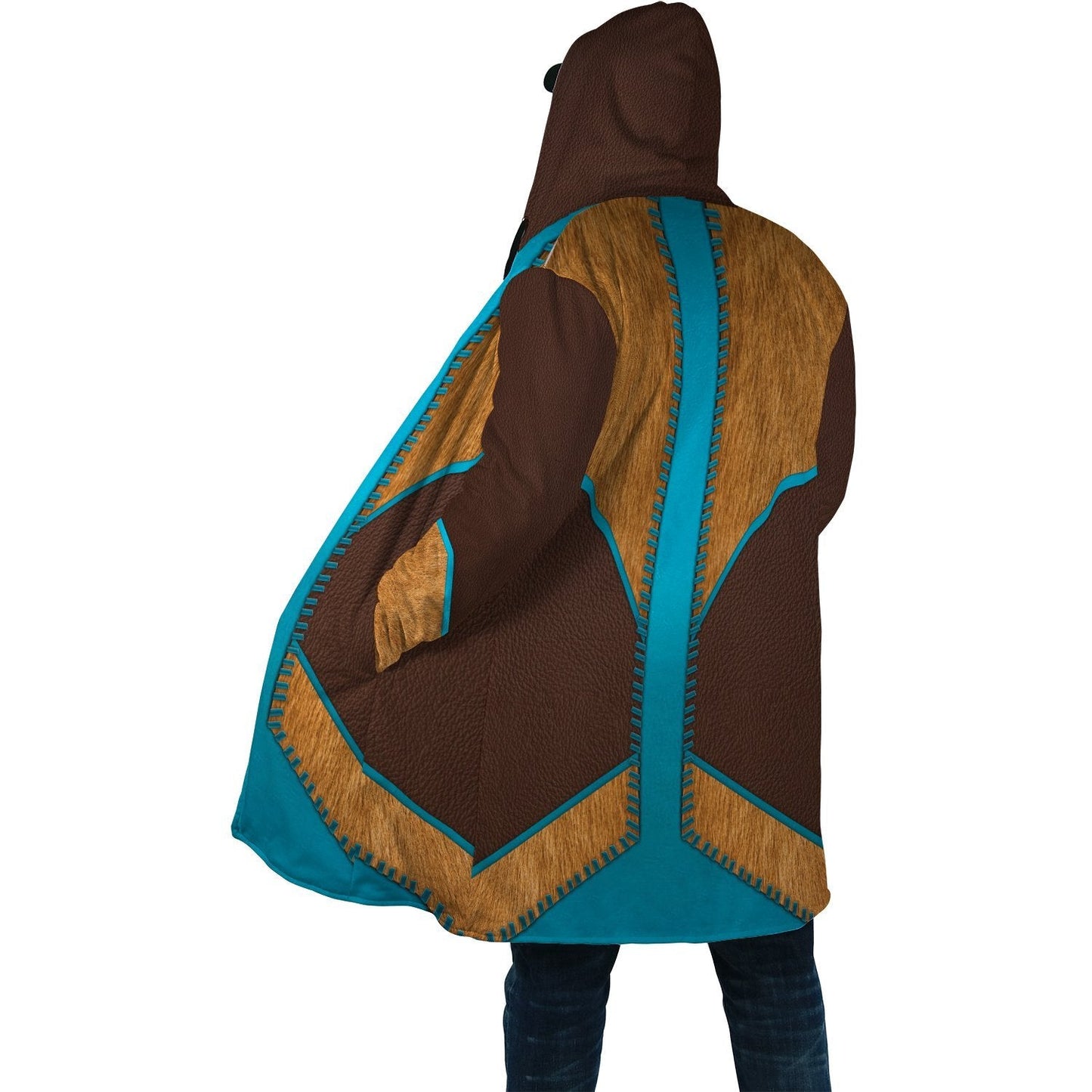 Cowboy Jacket No10 Cosplay 3D Over Printed Unisex Deluxe Hoodie ML