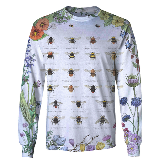 3D All Over Print Bees Hoodie-Apparel-6teenth World-Sweatshirt-S-Vibe Cosy™