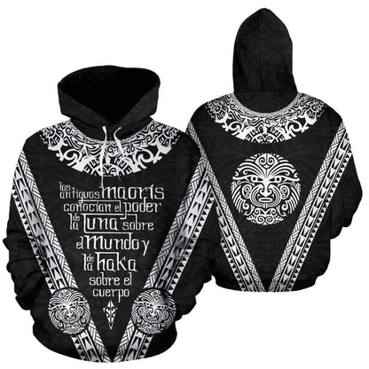 Los Maoris Haka with Moko Hoodie HC2501 - Amaze Style™-Apparel