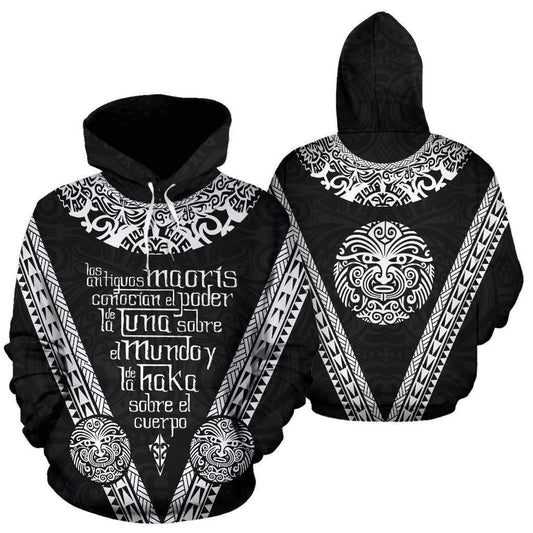 Los Maoris Haka with Moko Hoodie HC2501 - Amaze Style™-Apparel