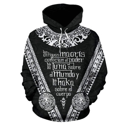 Los Maoris Haka with Moko Hoodie HC2501 - Amaze Style™-Apparel