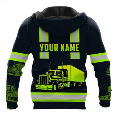 Personalized Name Trucker 3D All Over Printed Unisex Shirts