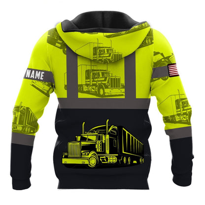 Personalized Trucker 3D All Over Printed Shirts For Men And Women TN