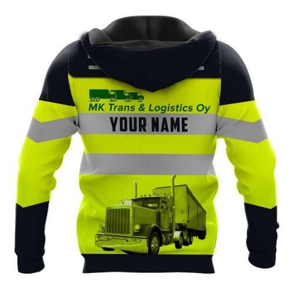 Personalized Name Trucker 3D All Over Printed Unisex Shirts