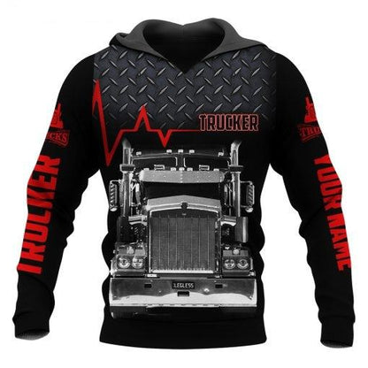 Personalized Name Trucker 3D All Over Printed Unisex Shirts