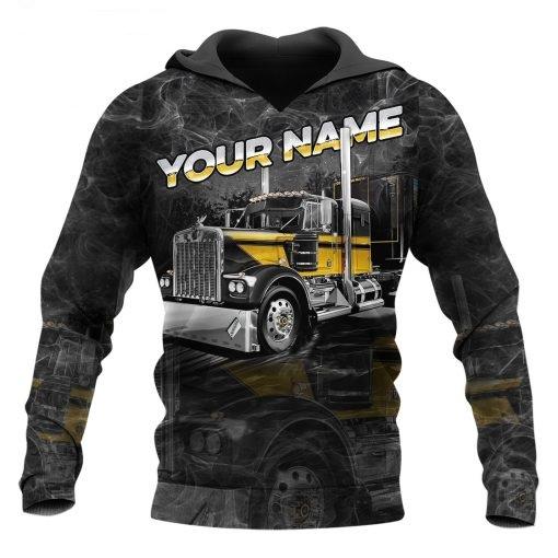 Customize Name Trucker 3D All Over Printed Unisex Shirts
