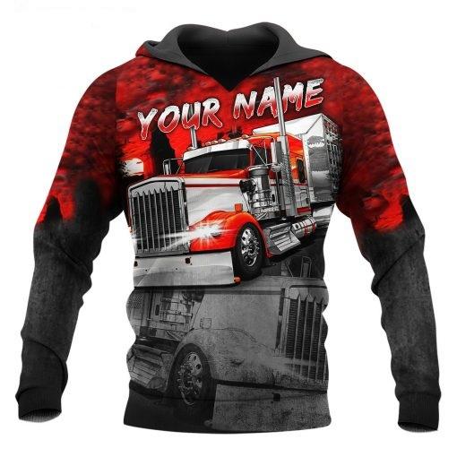 Personalized Name Trucker 3D All Over Printed Unisex Shirts