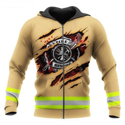 Personalized Name Firefighter 3D All Over Printed Unisex Shirts