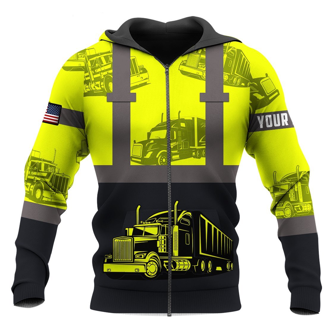 Personalized Trucker 3D All Over Printed Shirts For Men And Women TN
