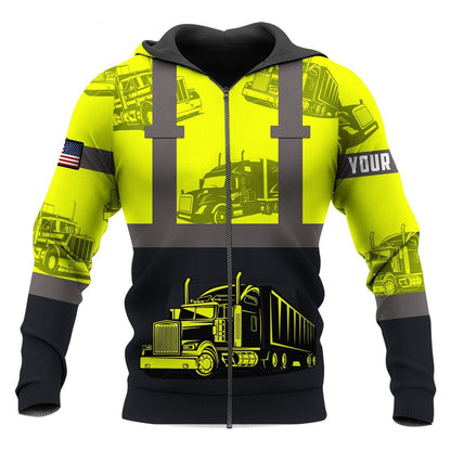 Personalized Trucker 3D All Over Printed Shirts For Men And Women TN